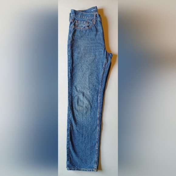 An Old Navy Loose Men's Classic Blue Jeans - Picture 6 of 12